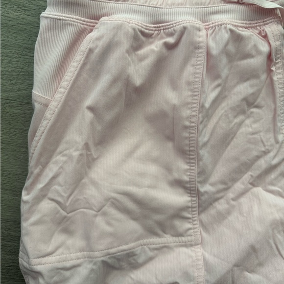 Light Pink Drawstring Shorts - Picture 3 of 4